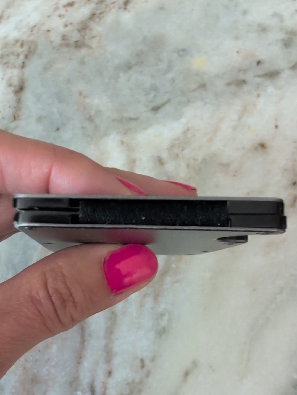 The Ridge Gunmetal RFID Card Holder Ridge Wallet - Picture 7 of 9